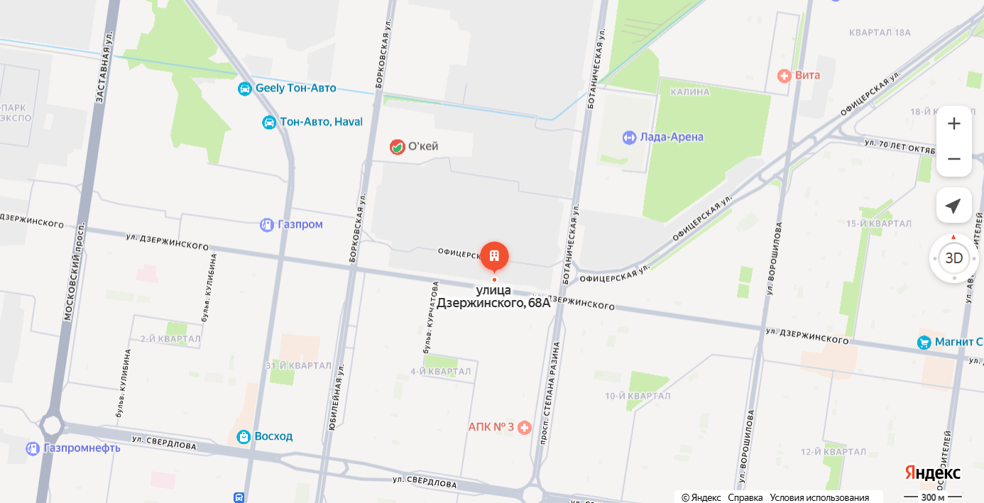 Офис ТК Локация на карте